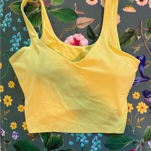 lululemon athletica Yellow Tank Top